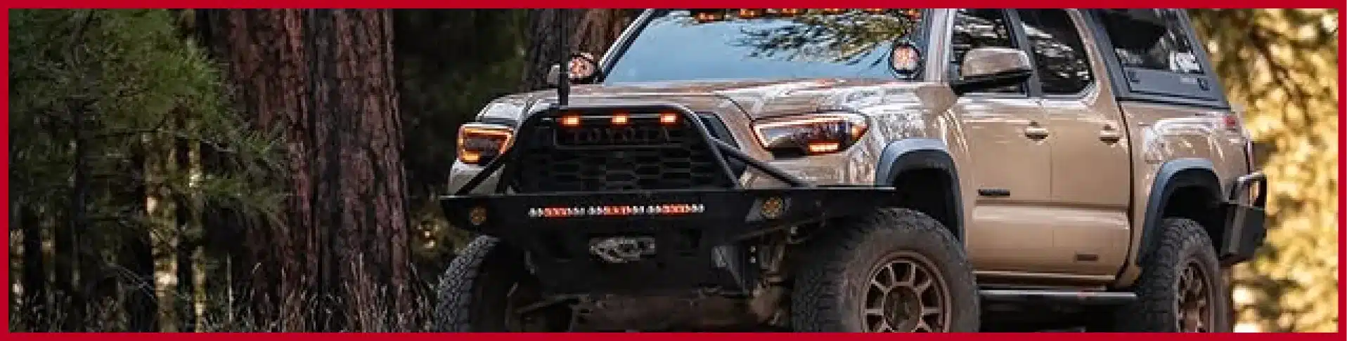 Lifted truck with off-road upgrades at E-Motive Performance Mertztown PA