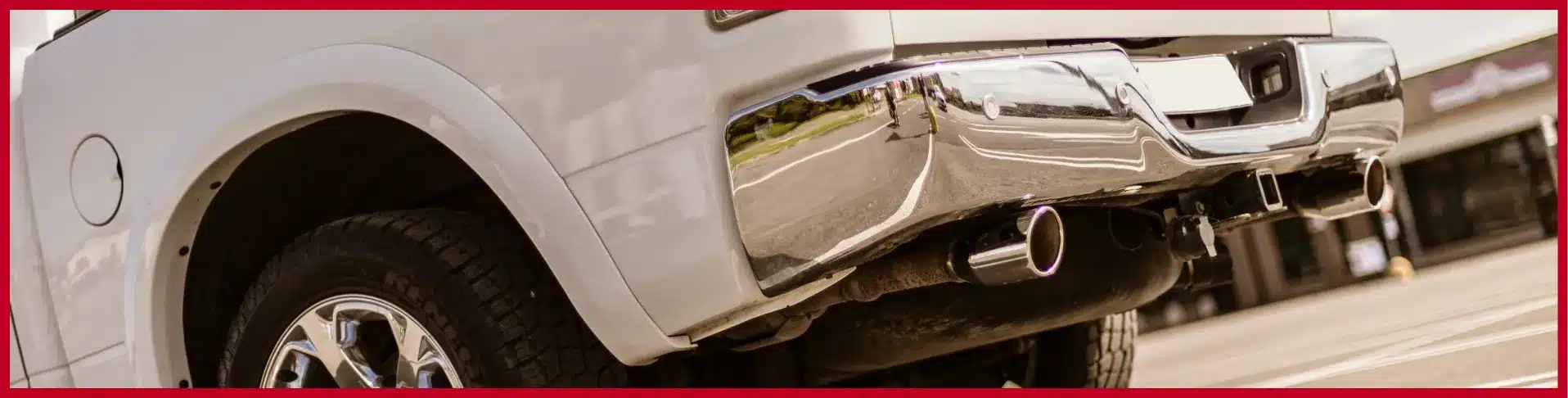 a close up of a car's bumper